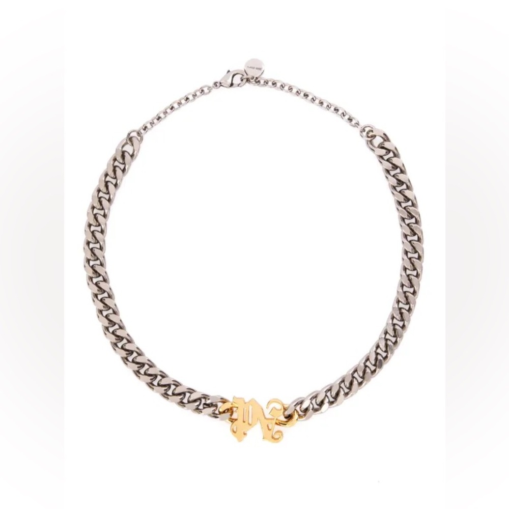 PALM ANGELS PA monogram chain necklace NWT